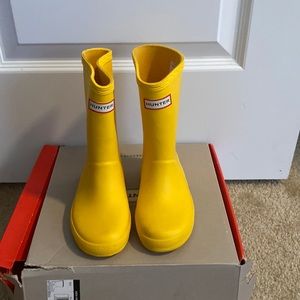 Kids hunter rain boots size 10 new